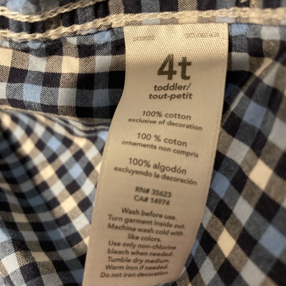 Carter’s 4T long sleeve dress shirt - Picture 4 of 5